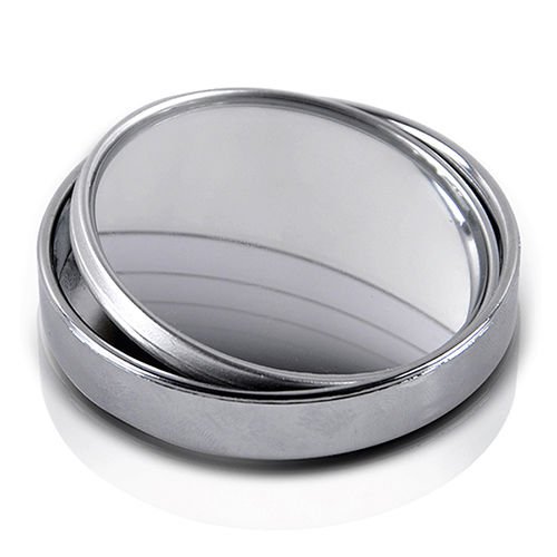 2X Auto Blind Spot Mirror Convex Wide Angle Rear Side View Silver For Porsche