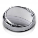 2X Auto Blind Spot Mirror Convex Wide Angle Rear Side View Silver For Porsche