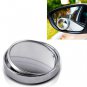 2X Auto Blind Spot Mirror Convex Wide Angle Rear Side View Silver For Porsche