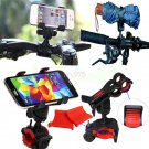 Motorcycle MTB Bike Bicycle Handlebar Mount Holder For iPhone LG Samsang GPS