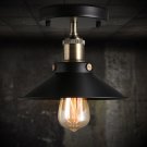 Black Ceiling Mount Light Vintage Chandelier Edison Lamp Fixtures Lighting