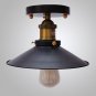 Black Ceiling Mount Light Vintage Chandelier Edison Lamp Fixtures Lighting