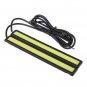 2PC 12V LED COB Car Auto DRL Driving Daytime Running Lamp Fog Light White NEW