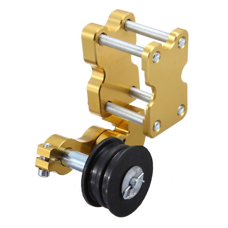 Motorcycle Aluminum Adjuster Chain Tensioner Bolt On Roller Tool For Yamaha