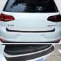 4D Carbon Fiber Auto Rear Trunk Tail Lip Protect Decal Sticker Car Styling Black