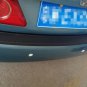 4D Carbon Fiber Auto Rear Trunk Tail Lip Protect Decal Sticker Car Styling Black