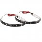 8Pcs 12V 3258 15 LED 30cm Car Vehicle Flexible Waterproof Strip Light Blue