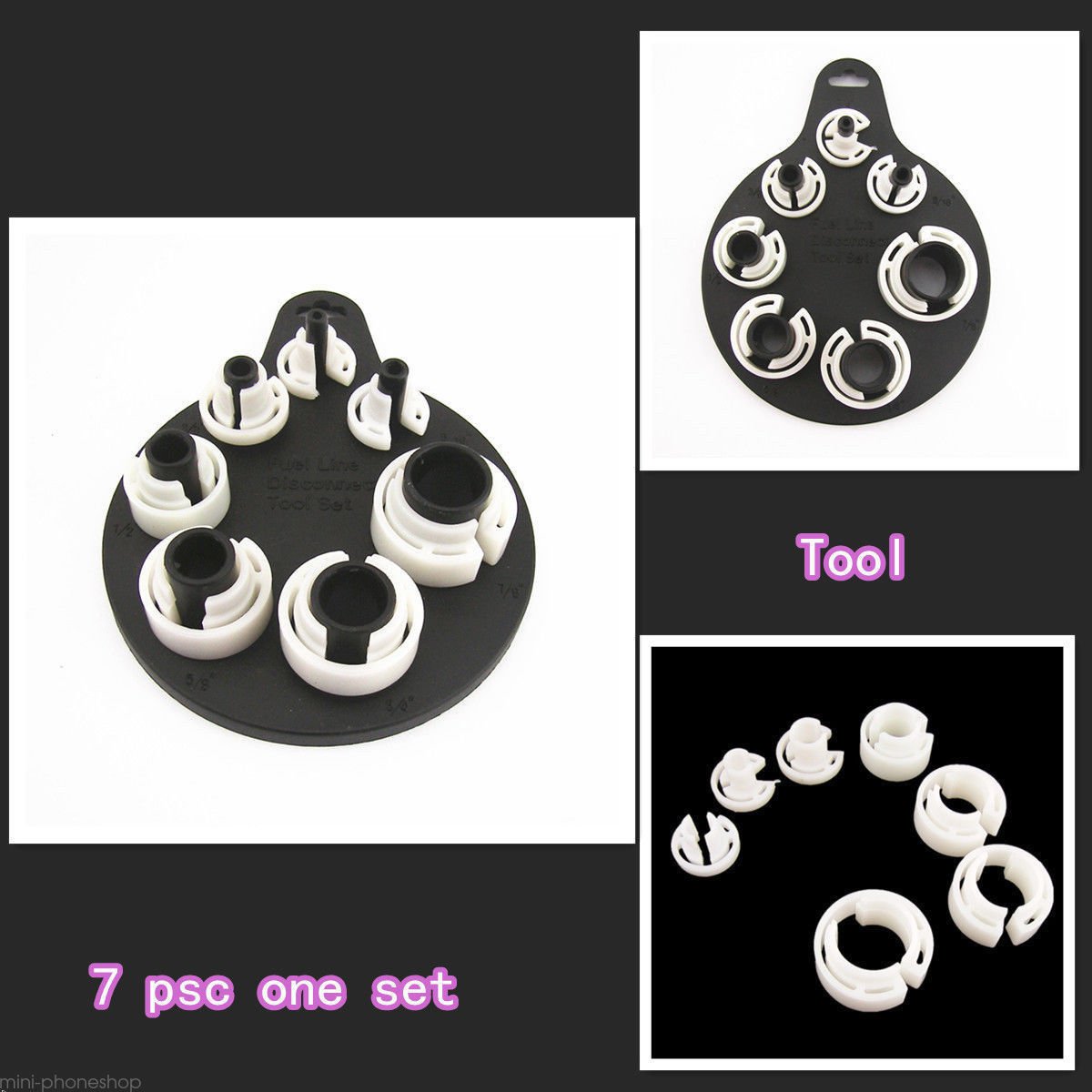 7 Pcs New A/C Spring Lock & Fuel Line Disconnect Tool Set For Ford Chrysler