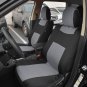 5-Seats Car Sedan SUV Seat Cover Mesh Polyester Front+Rear Cover Protector Gray