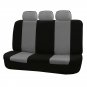 5-Seats Car Sedan SUV Seat Cover Mesh Polyester Front+Rear Cover Protector Gray