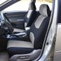 5-Seats Car Sedan SUV Seat Cover Mesh Polyester Front+Rear Cover Protector Gray