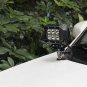 2 Pcs Car LED Work Lamp light Bar Clamp Mount Holder Bracket 304 Stainless Steel