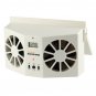 Solar Powered Auto Car Window Air Vent Ventilator Mini Air Conditioner Cool Fan