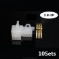 50Pcs Auto Car Truck Electrical 2.8mm 2 3 4 6 9 Pin Way Wire Connector Terminal