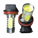 2Pcs H8 7.5W LED COB Cree Fog Light Bright White LED Bulbs