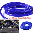Blue 4mm Blue Car Vehicle Silicone Tubing Vacuum Tube Hose Tubing Pipe 16.4ft 5M