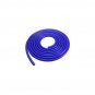 Blue 4mm Blue Car Vehicle Silicone Tubing Vacuum Tube Hose Tubing Pipe 16.4ft 5M