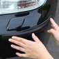 2x Black Carbon Fiber Texture Anti-rub Protector Car SUV Bumper Edge Guard Strip
