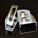 Car W Angle Adjustable Bumper License Plate Frame Mount Relocator Holder Bracket