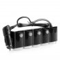 4 way Car Socket Cigarette Lighter Splitter 2 USB Power charger adapter 12V/ 24V