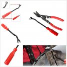 2 Pcs Red & Black Autos Off-Road Door Panel Remover Body Retainer Clip Pry Tools