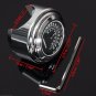 7/8" 1" Motorcycle Accessory Handlebar Mount Clock Watch Thermometer For Aprilia