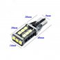 2PCS T10 CAR BULBS LED ERROR FREE CANBUS 15 SMD WHITE W5W 501 SIDE LIGHT FOR BMW