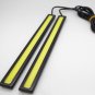 2PCS17cm Bright White COB Blue DRL Daytime Running Light Car LED Lights Fog Lamp