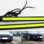 2PCS17cm Bright White COB Blue DRL Daytime Running Light Car LED Lights Fog Lamp