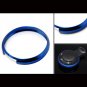 Blue Metal Protective Ring For 08-Up Mini Cooper R55 R56 R57 R58 R59 R60 Key Fob