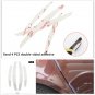 4 PCS Clear Car Side Door Edge Protection Anti-scratch Guards Trims Stickers