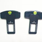 SMILE METAL SAFETY SEAT BELT CONTROL BUCKLE CLASP ALARM STOPPER NULL INSERT 2PCS