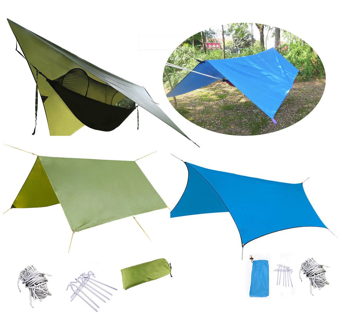 Hot Sale Lightweight Camping Tent Tarp Shelter Mat Hammock Cover Waterproof Gear