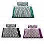 Acupressure Mat and Pillow Set Head Neck Pain Relief  Massage Tools Stress Relax