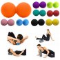 Peanut Lacrosse Massage Ball Trigger Point Yoga Therapy Myofascial Release Tools