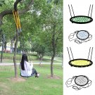 23'' Kids Outdoor Round Net Hanging Rope Tree Swing Children Patio Garden Toys