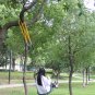 23'' Kids Outdoor Round Net Hanging Rope Tree Swing Children Patio Garden Toys