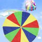 Children's Kids Rainbow Parachute Outdoor Games Sport Play Toys Activities 11Ft