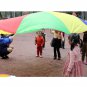 Children's Kids Rainbow Parachute Outdoor Games Sport Play Toys Activities 11Ft