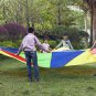 Children's Kids Rainbow Parachute Outdoor Games Sport Play Toys Activities 11Ft