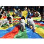Children's Kids Rainbow Parachute Outdoor Games Sport Play Toys Activities 11Ft