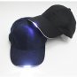 New Battery Powered Hat Adjustable outdoor Baseball Cap with 5 Bright LED Lights
