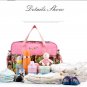 Multifunction Mummy handbag Baby Diaper Nappy Changing Mat Big Floral Mother Bag