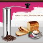 Stainless Steel Hand Manual Coffee Grinder Adjustable Coffee Mill Burr Machines