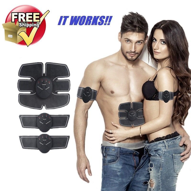 Wireless Electronic Muscle Massager Fit Stimulator ABS Pro Body Slimming Trainer