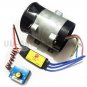 Universal Car Electric Turbine Power Turbo Charger Tan Boost Air Intake Fan 12V