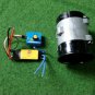 Universal Car Electric Turbine Power Turbo Charger Tan Boost Air Intake Fan 12V