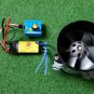 Universal Car Electric Turbine Power Turbo Charger Tan Boost Air Intake Fan 12V