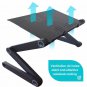 Adjustable Portable Cooling Laptop Table Stand Lap Sofa Bed Tray Desk 360 Degree