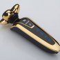 Electric Shaver Washable Rechargeable Rotary 5D Floating Blades Beard Trimmer